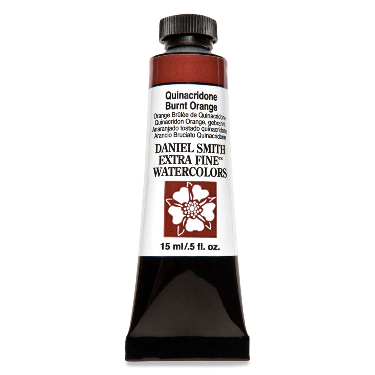 Daniel Smith Extra Fine Watercolor - Quinacridone Burnt Orange, 15 ml Tube